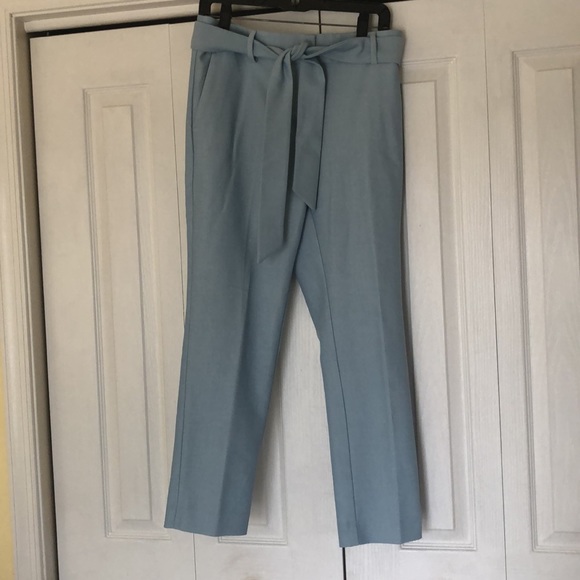 Loft baby blue high waist pants . - Picture 6 of 7
